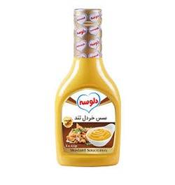 دلوسه  سس خردل تند پت410گرم